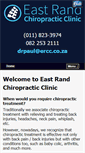 Mobile Screenshot of eastrandchiropracticclinic.co.za